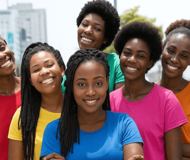 Women in a supportive community